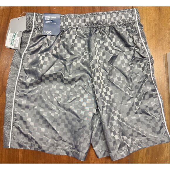 DSG Woven Soccer Shorts Mid Grey, Boy's Large - Picture 2 of 2